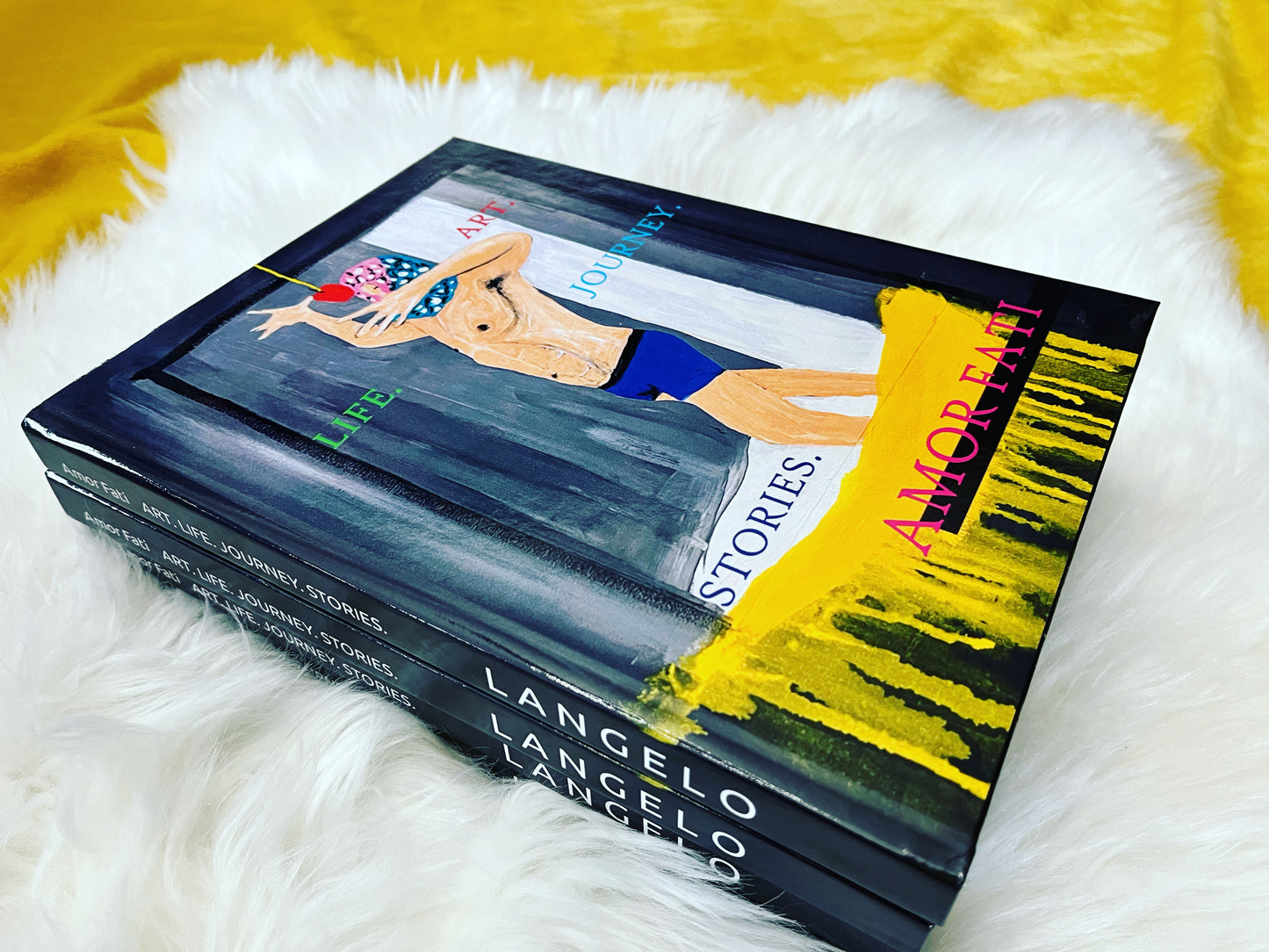 Hardcover Art Book (Amor Fati: ART. LIFE. JOURNEY. STORIES. by Langelo)