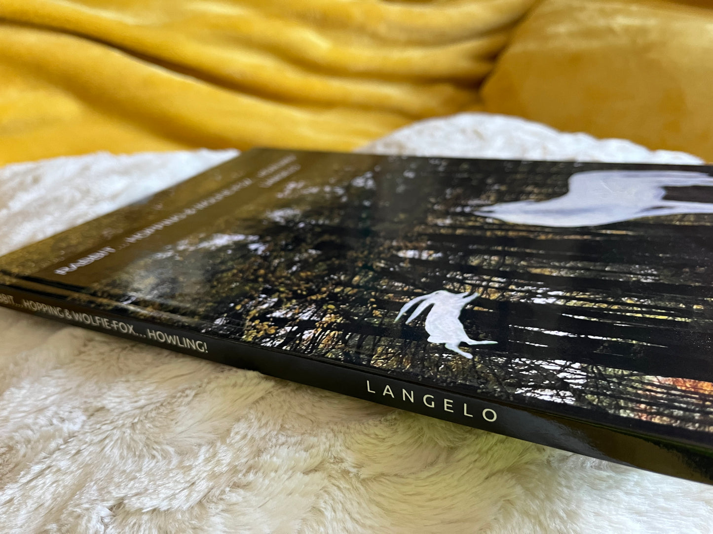 Hardcover Children's Book (Rabbit... Hopping & Wolfie-Fox... Howling! by Langelo)