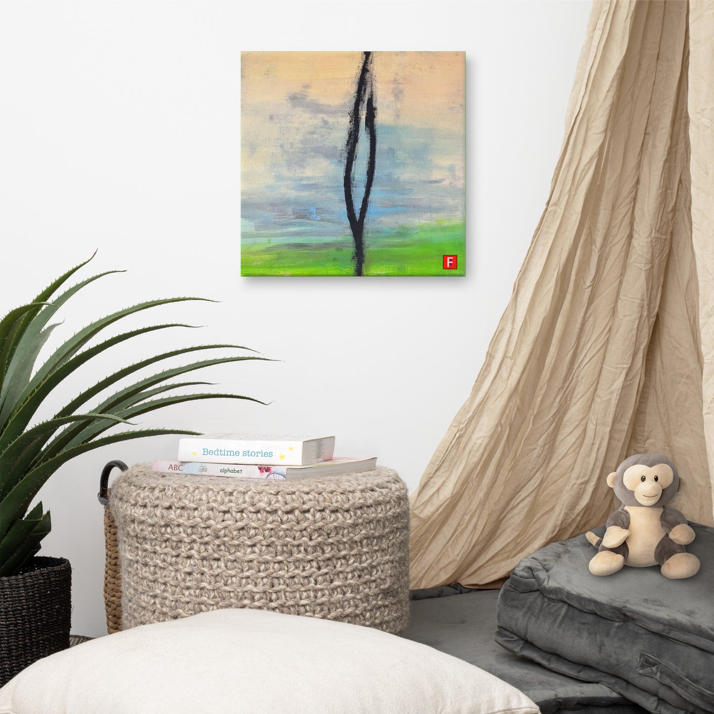 Canvas (16" X 16") Abstract Series 1