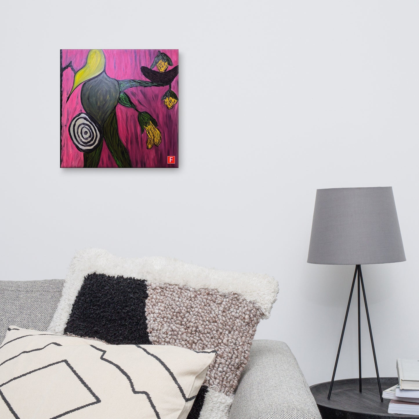 Canvas (16" X 16") Fruit
