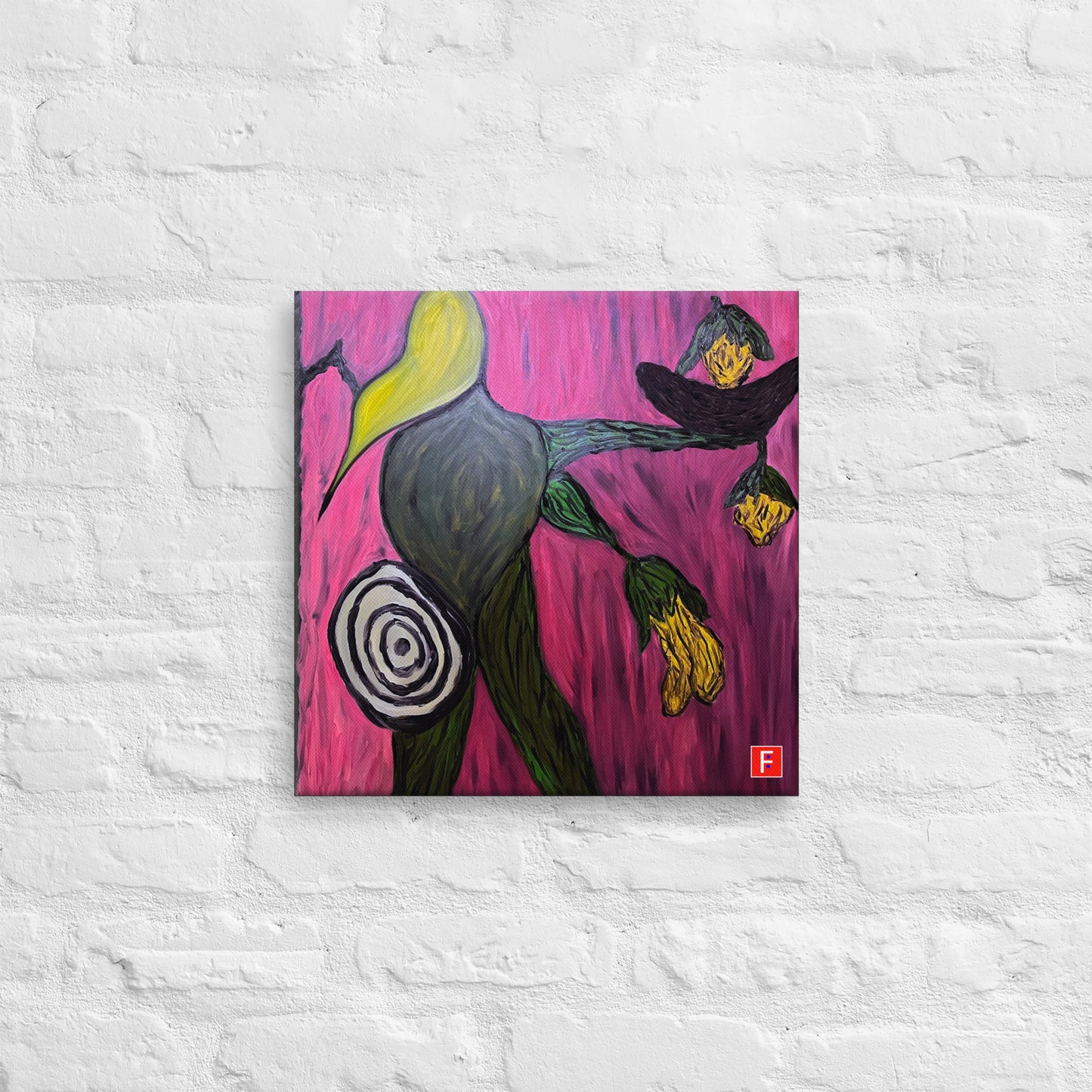 Canvas (16" X 16") Fruit