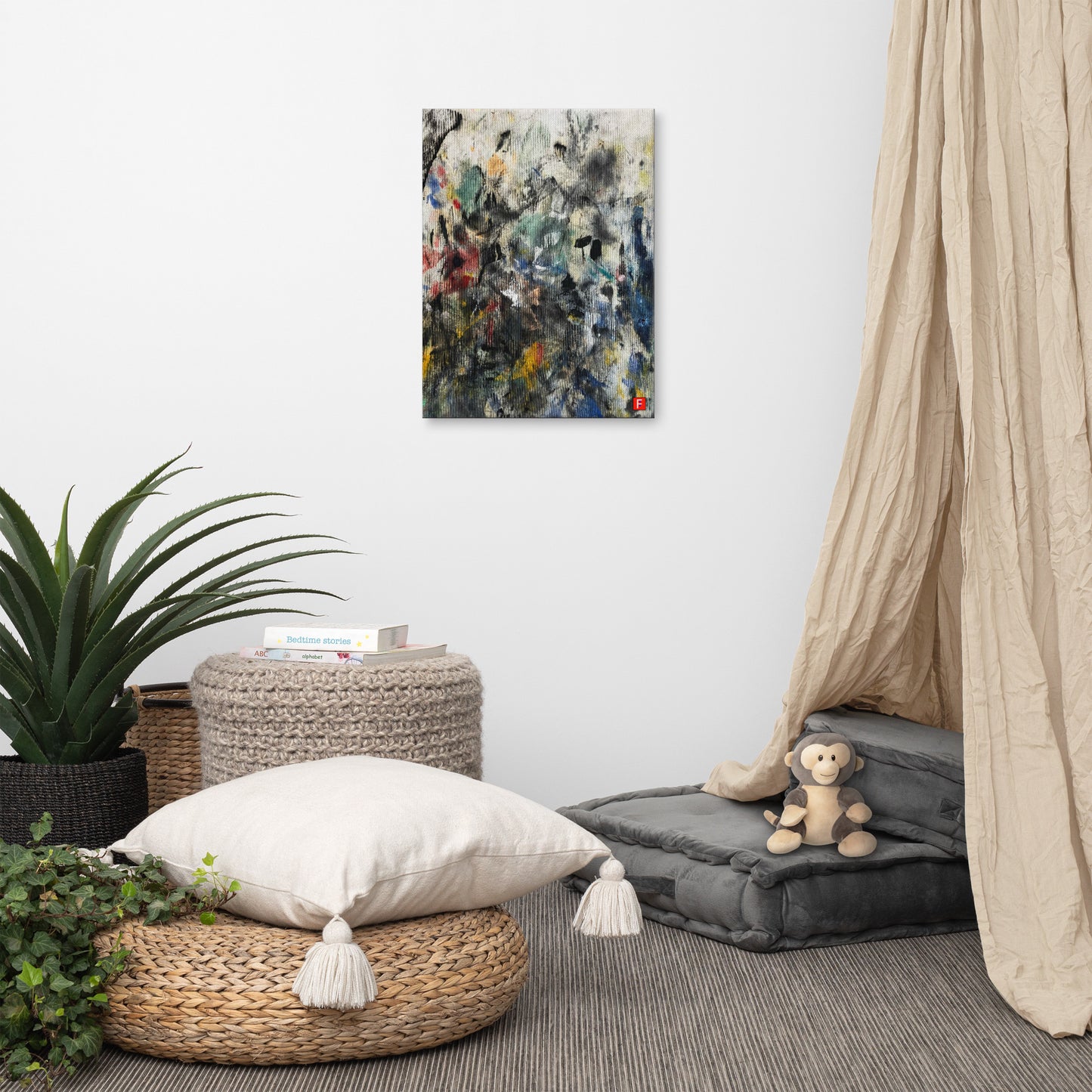 Canvas (18" X 24") Abstract Series S