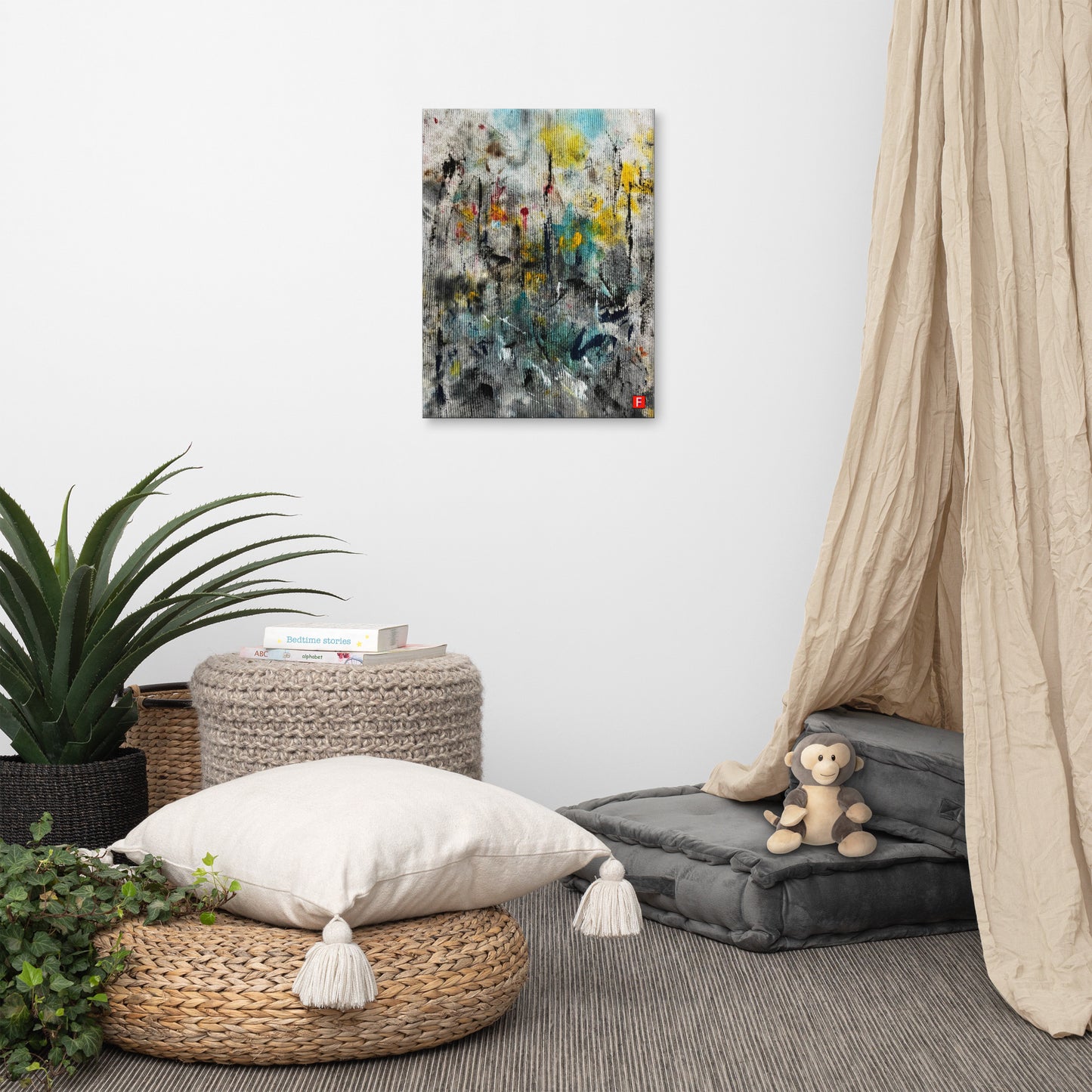 Canvas (18" X 24") Abstract Series U