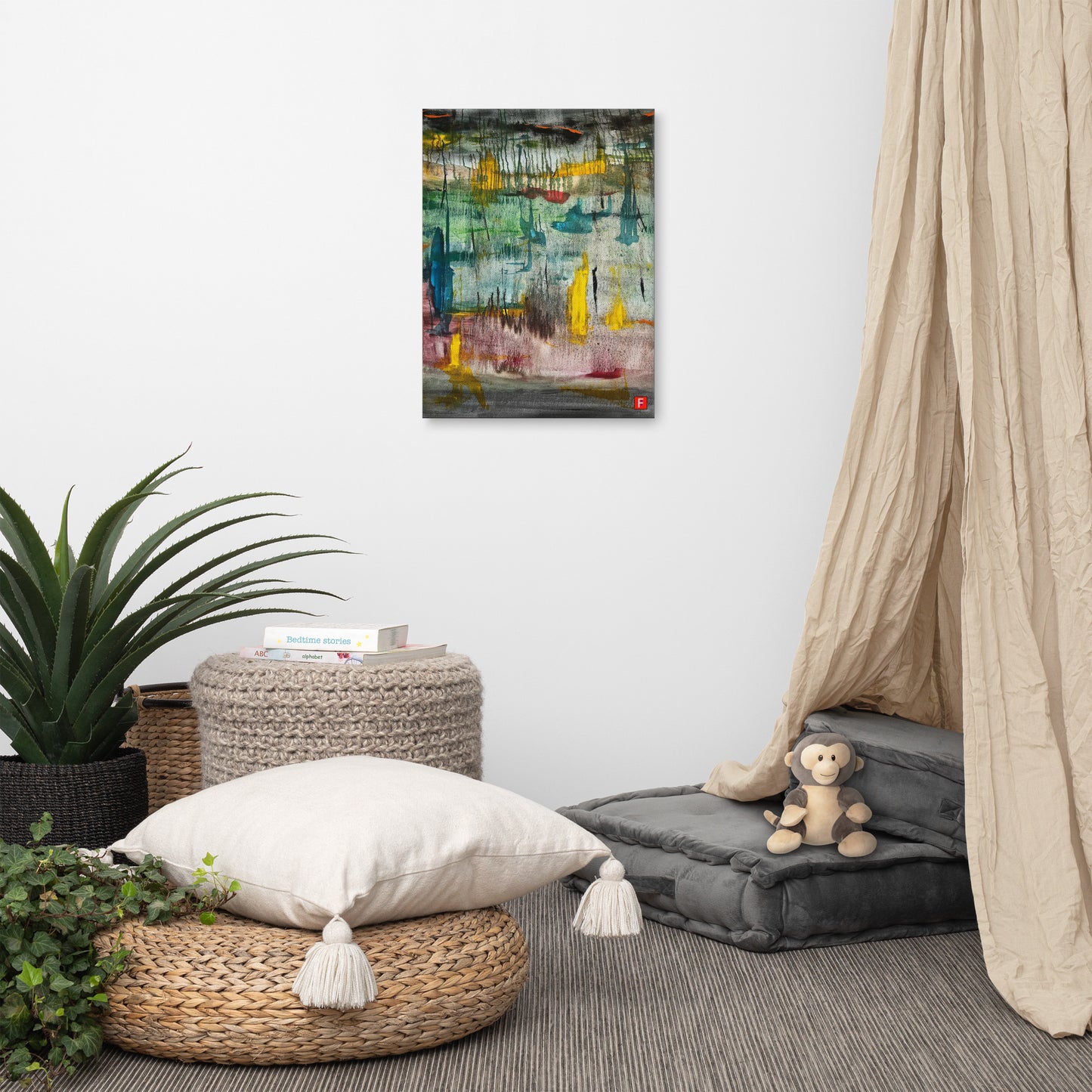 Canvas (18" X 24") Abstract Series W