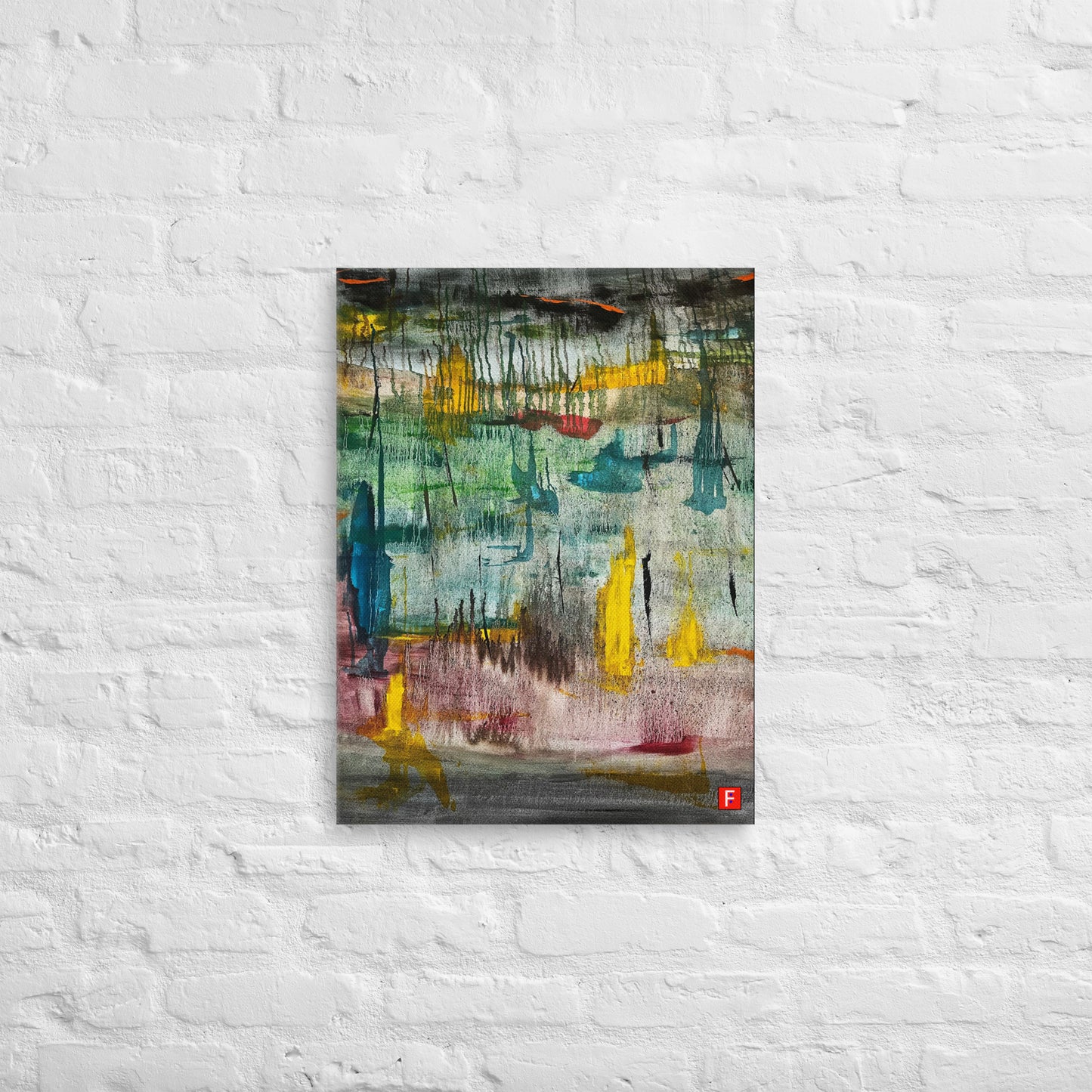 Canvas (18" X 24") Abstract Series W