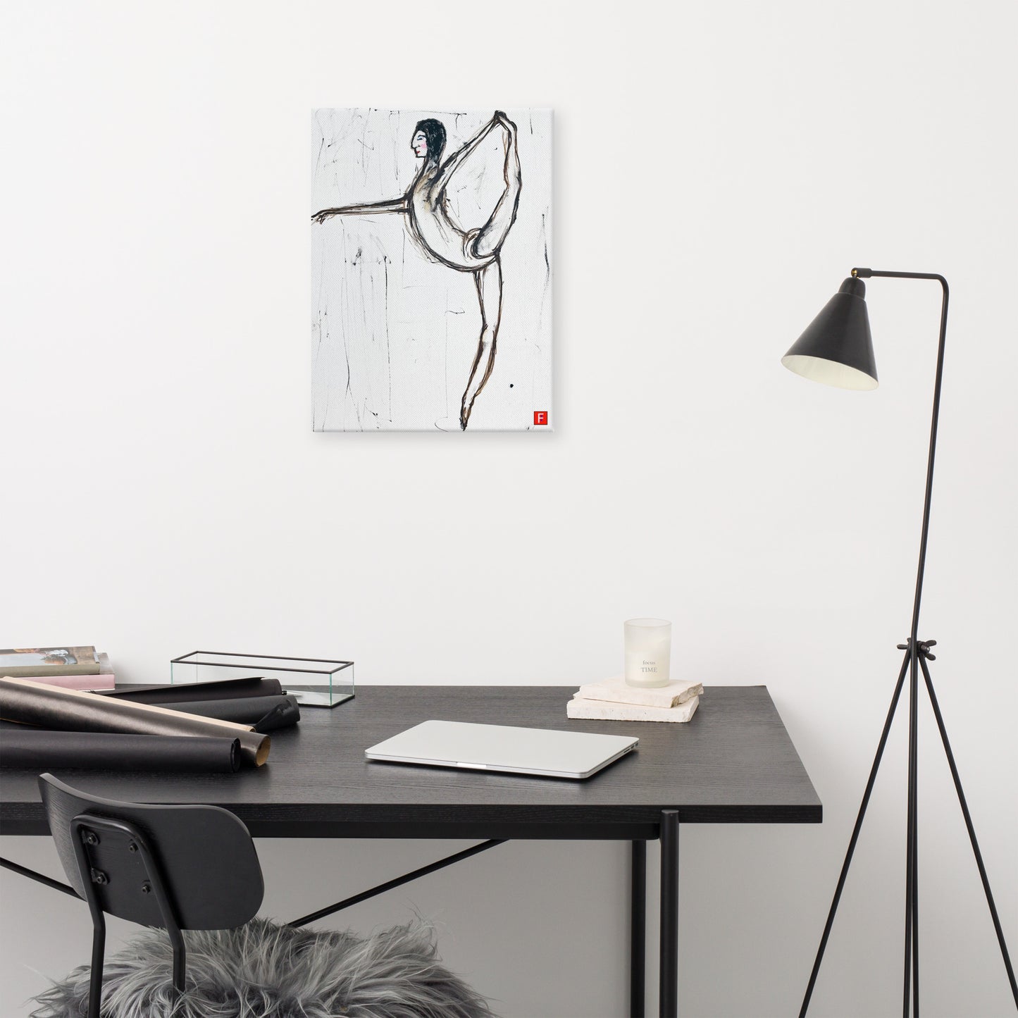 Canvas (18" X 24") Ballet Dancer #3