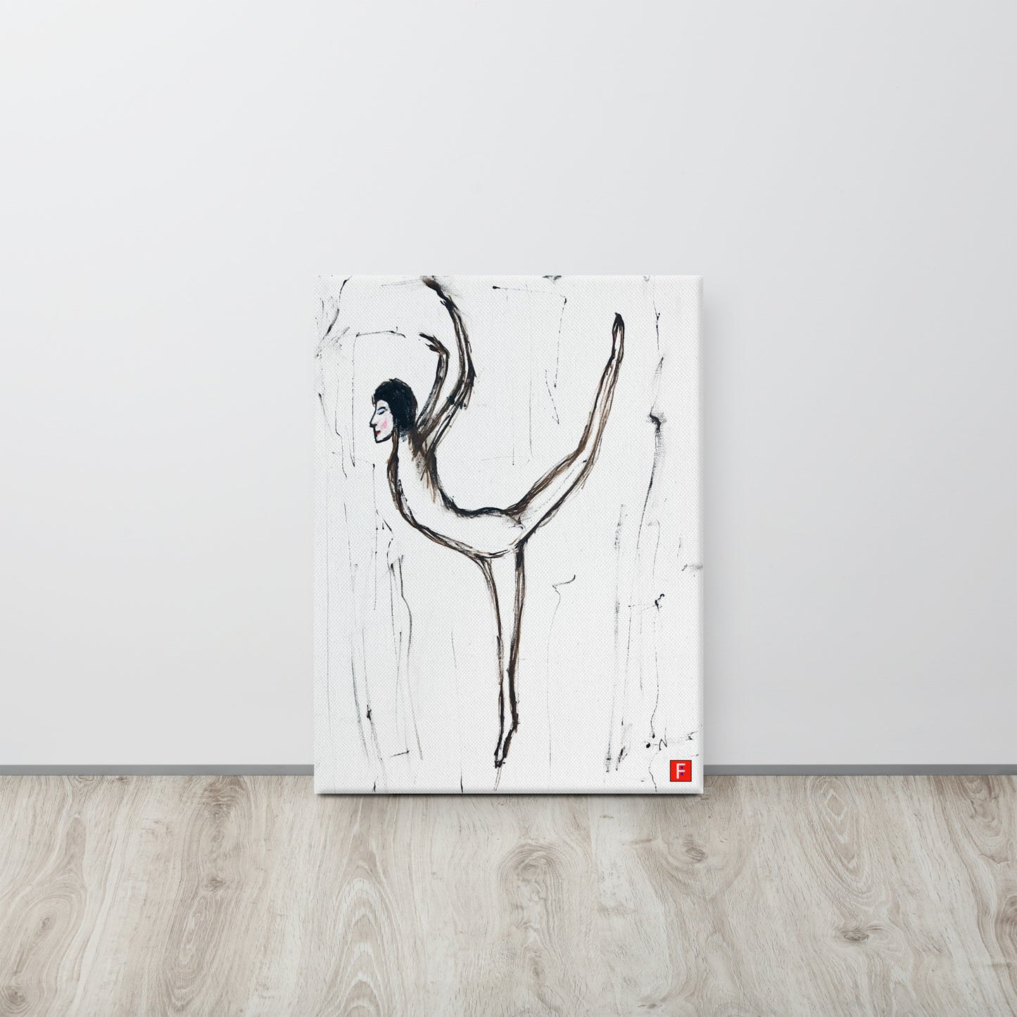 Canvas (18" X 24") Ballet Dancer #2