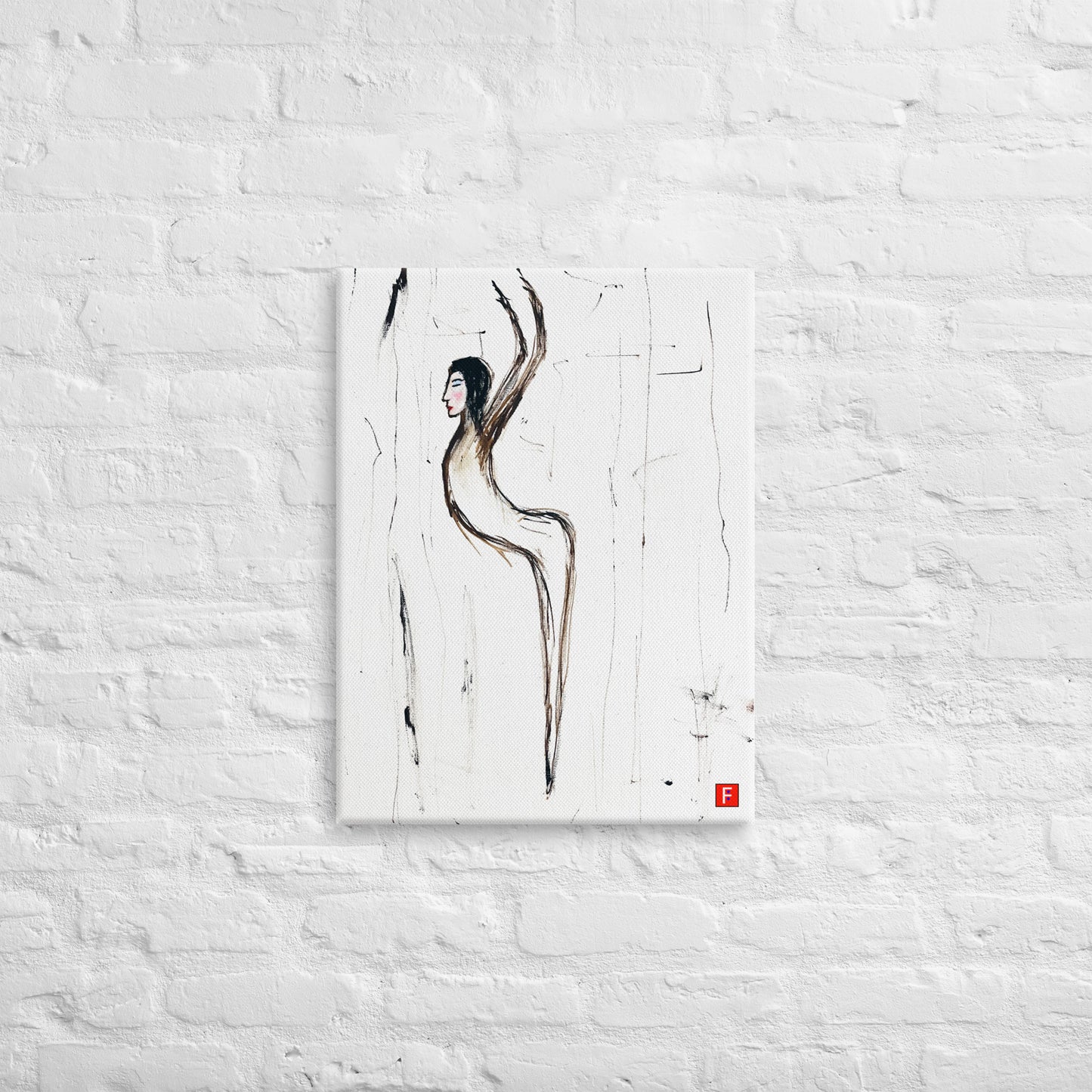 Canvas (18" X 24") Ballet Dancer 1