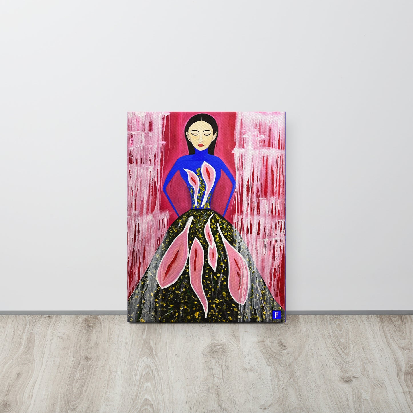 Canvas (18" by 24") Woman 5