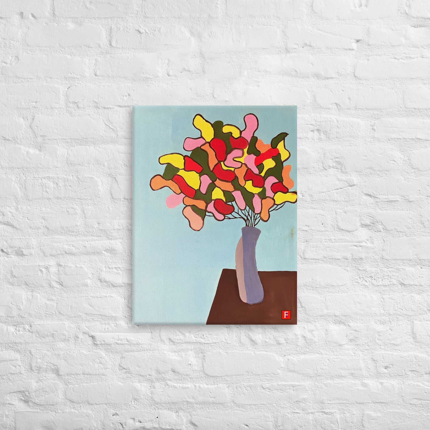 Canvas (18" X 24") Flowers