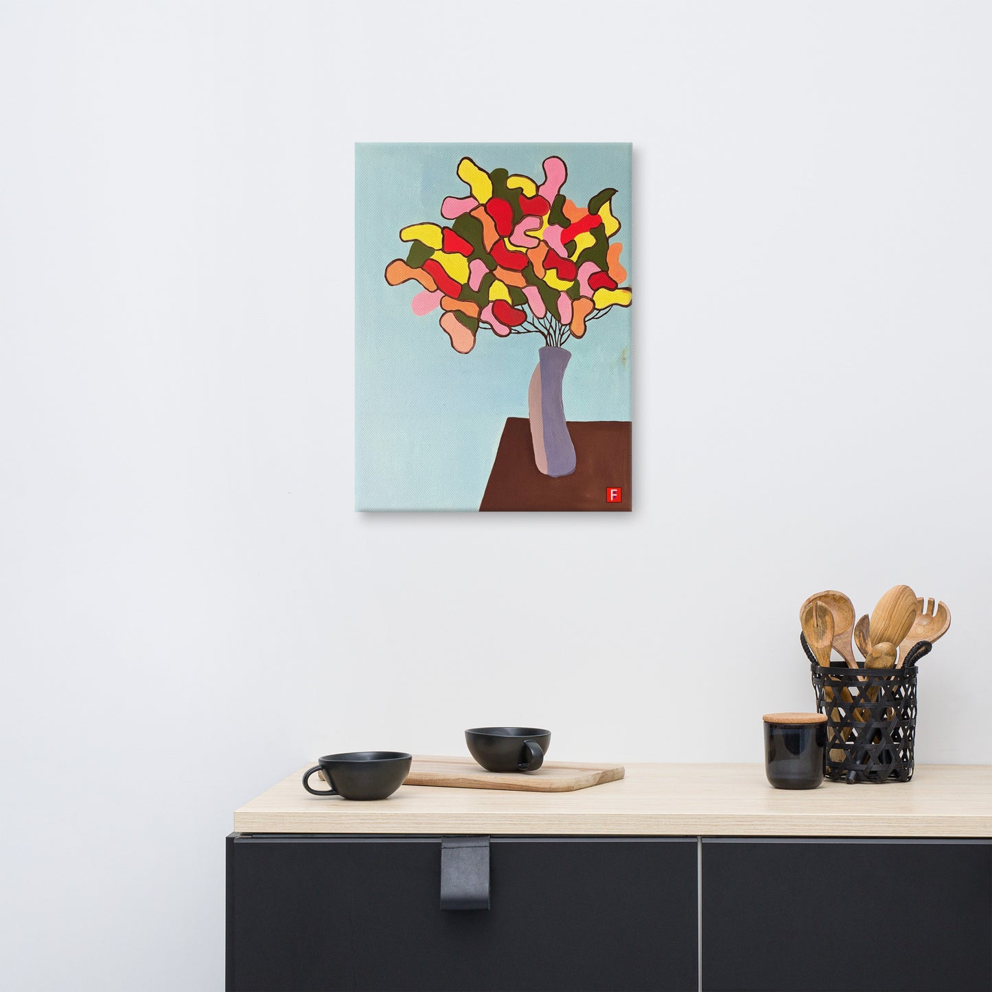 Canvas (18" X 24") Flowers