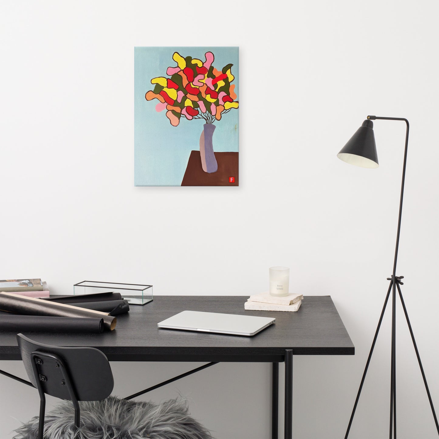 Canvas (18" X 24") Flowers