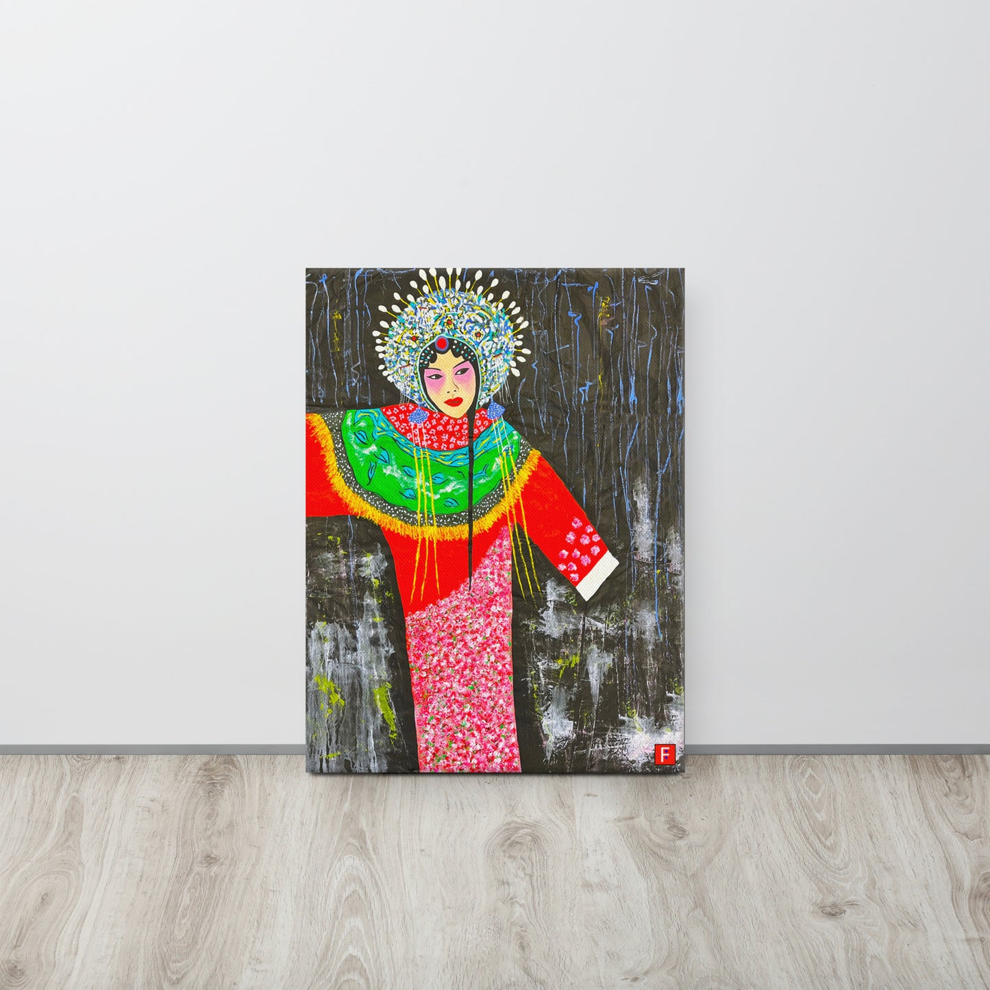 Canvas (18" X 24") Peking Opera
