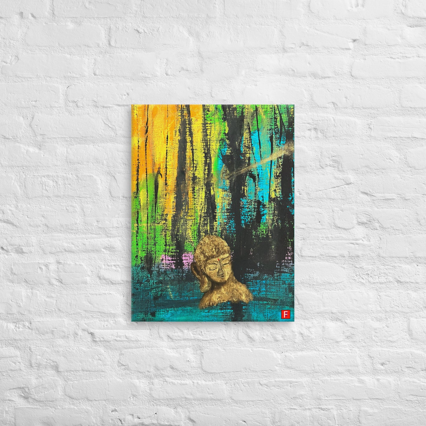 Canvas (18" by 24") Buddha 1