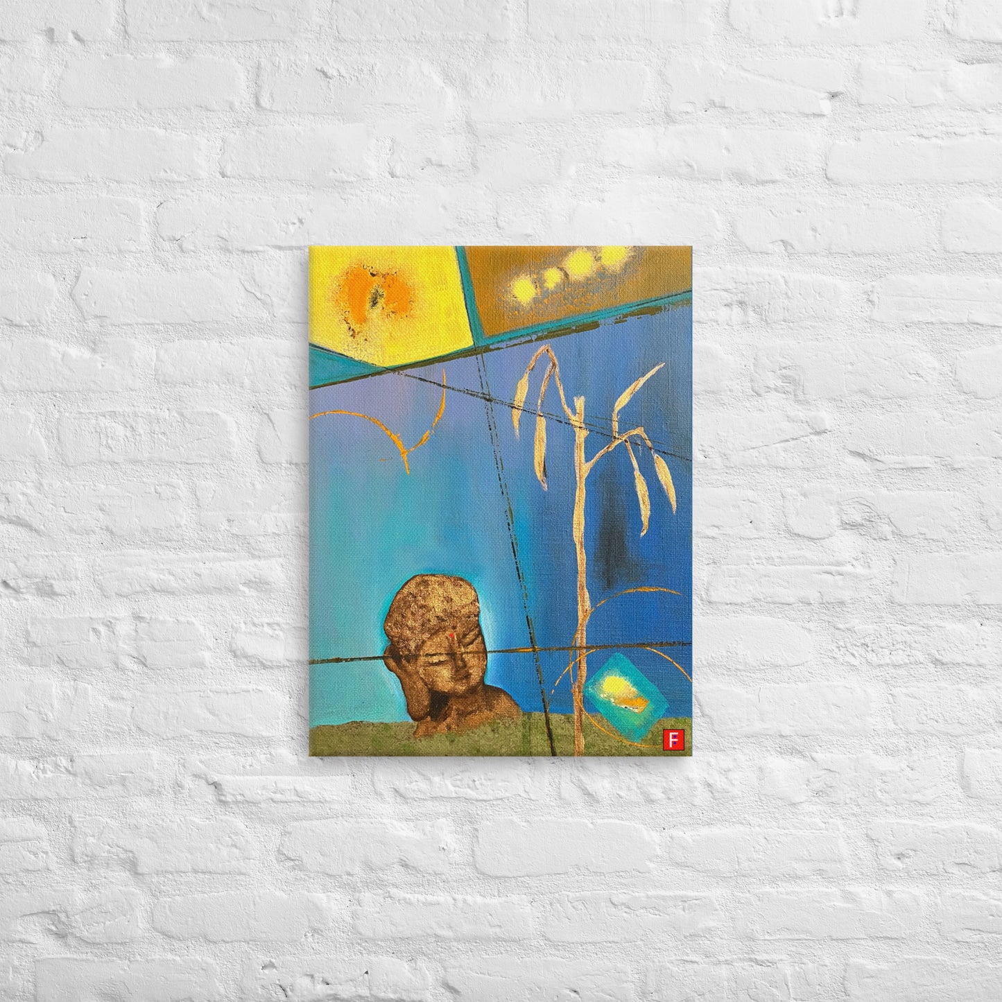 Canvas (18" by 24") Buddha 3