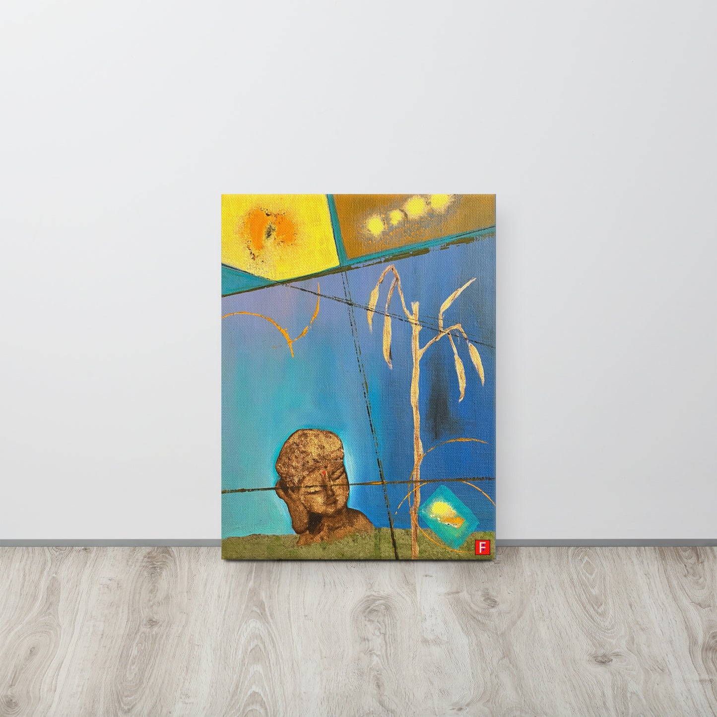 Canvas (18" by 24") Buddha 3