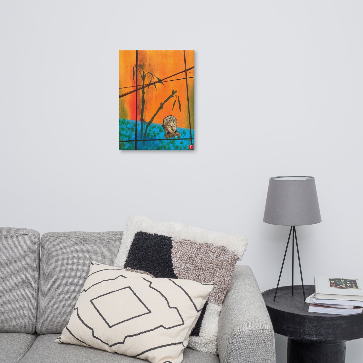 Canvas (18" by 24") Buddha 4