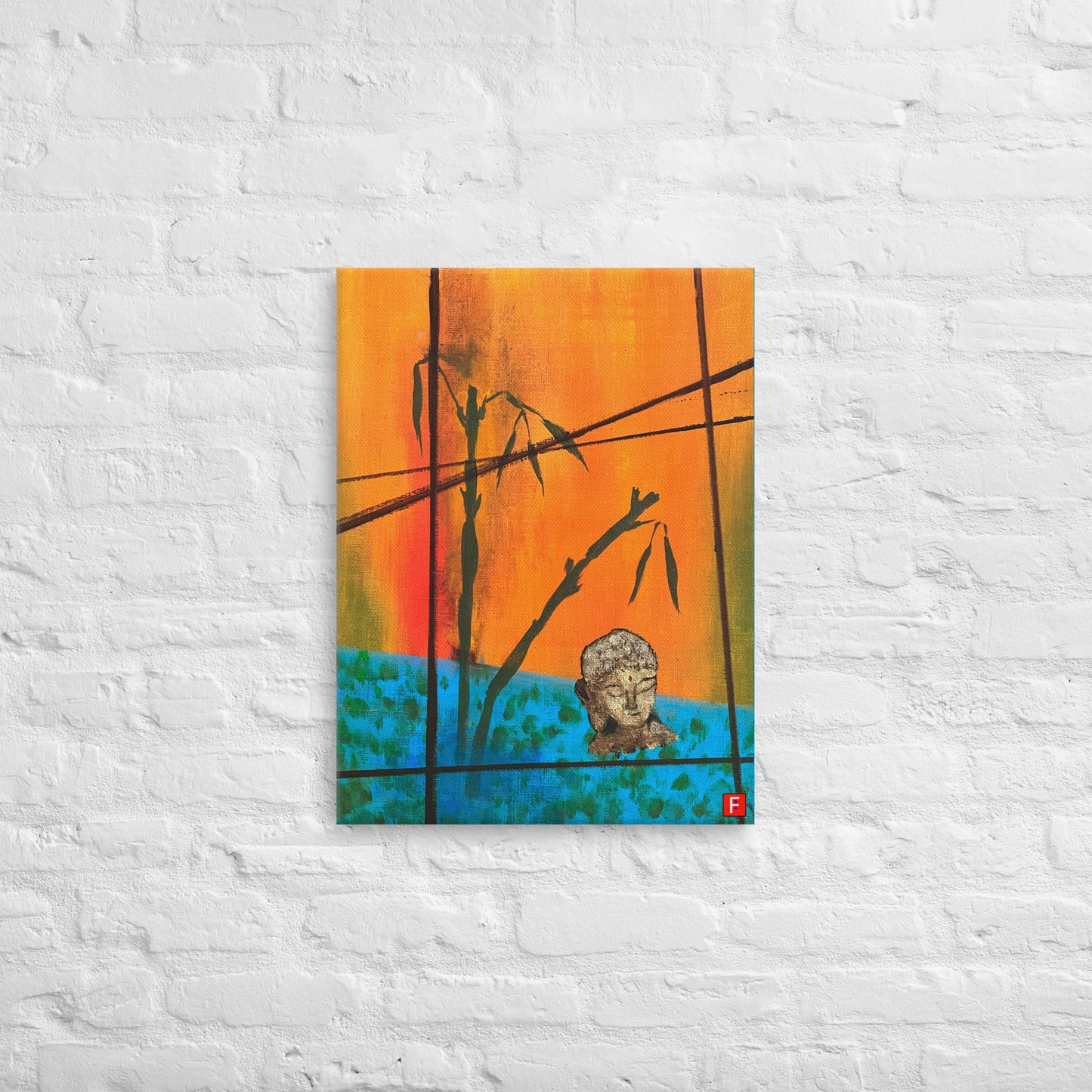 Canvas (18" by 24") Buddha 4