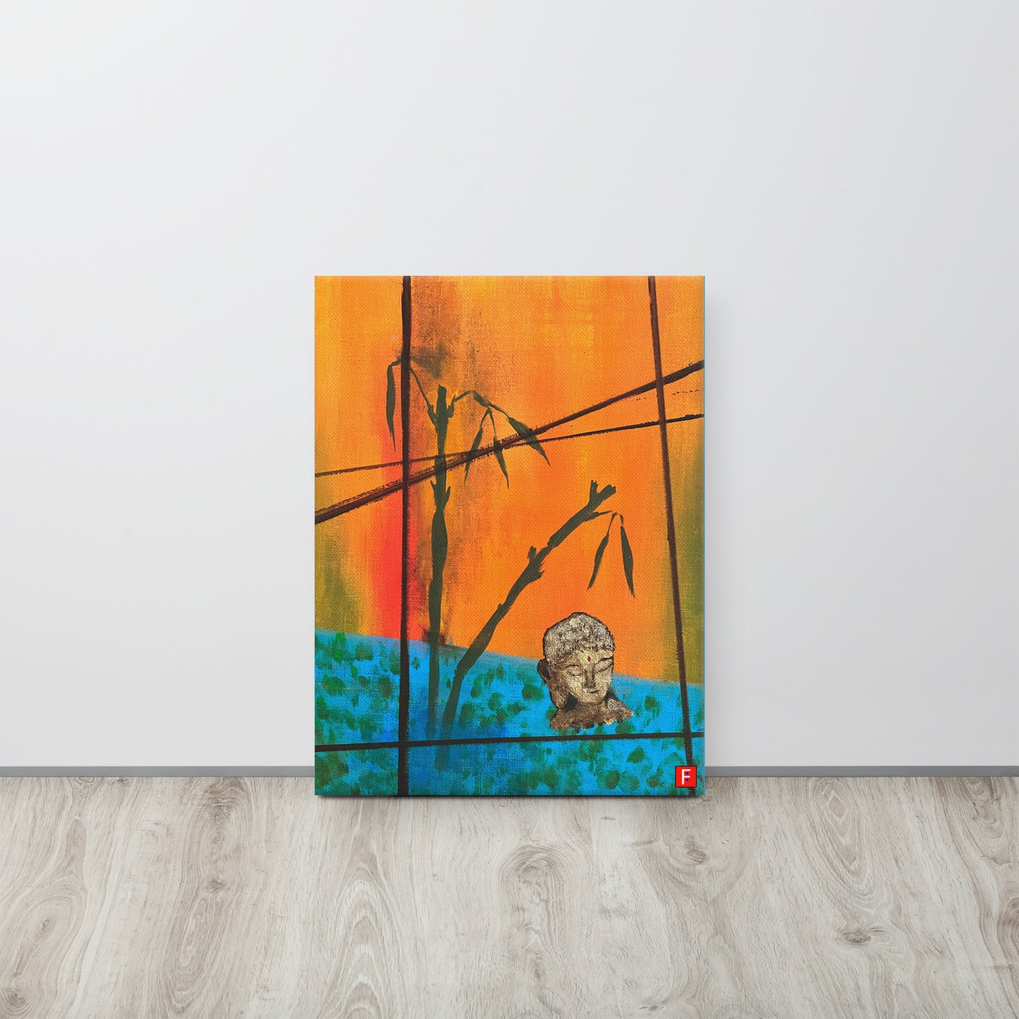 Canvas (18" by 24") Buddha 4