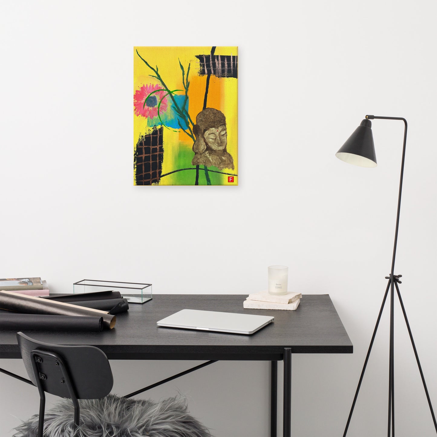 Canvas (18" by 24") Buddha 6