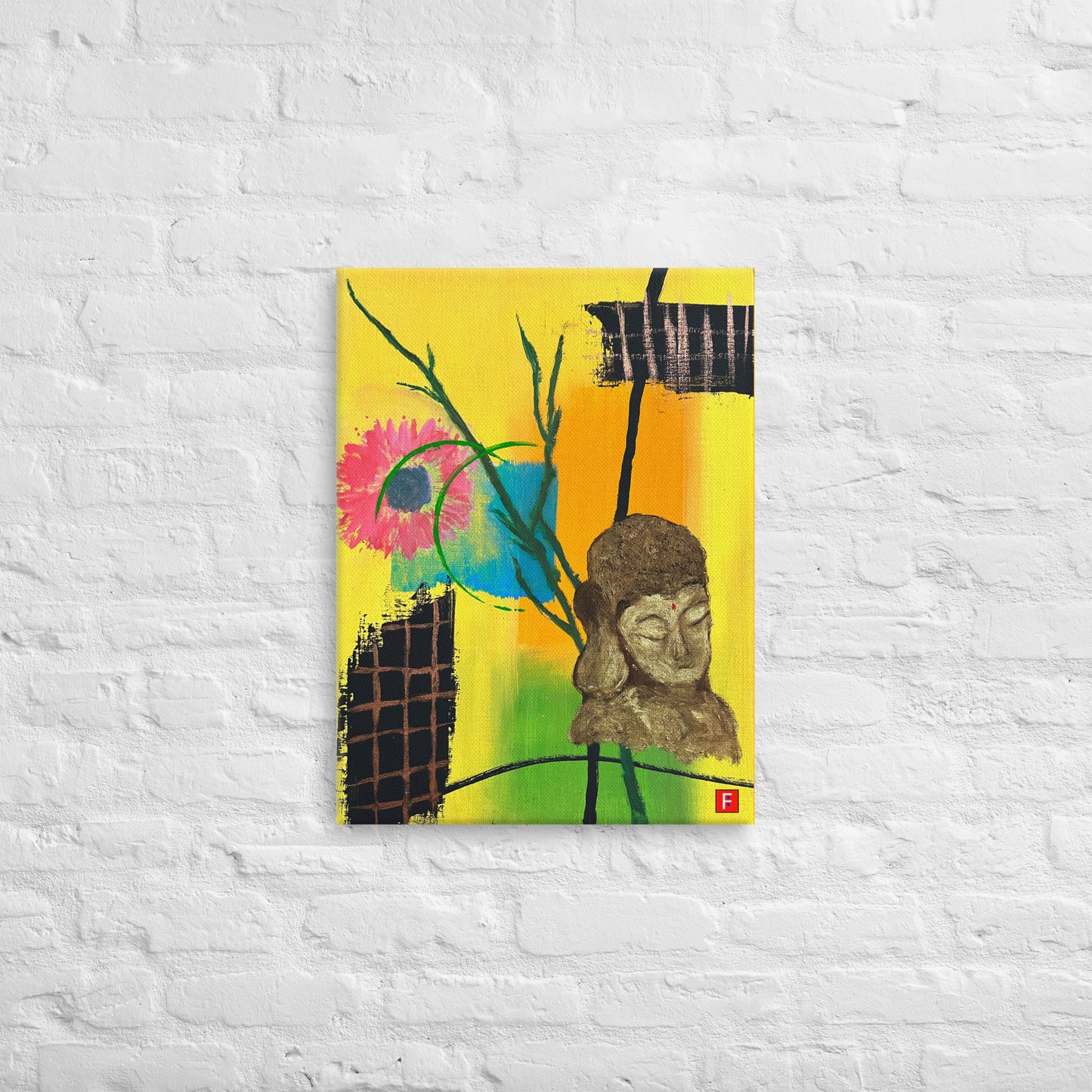 Canvas (18" by 24") Buddha 6