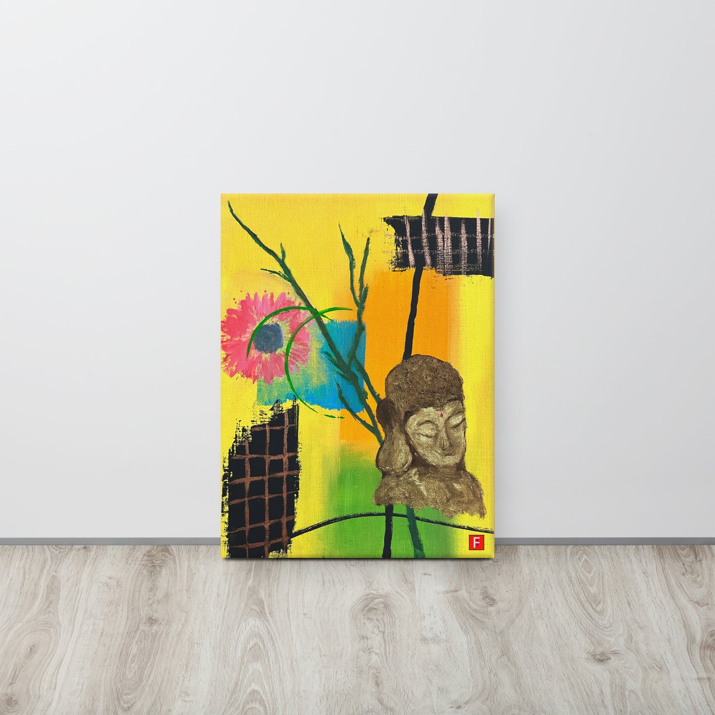 Canvas (18" by 24") Buddha 6