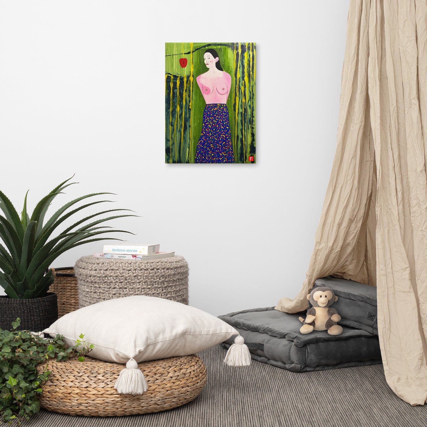 Canvas (18" by 24") Woman 6