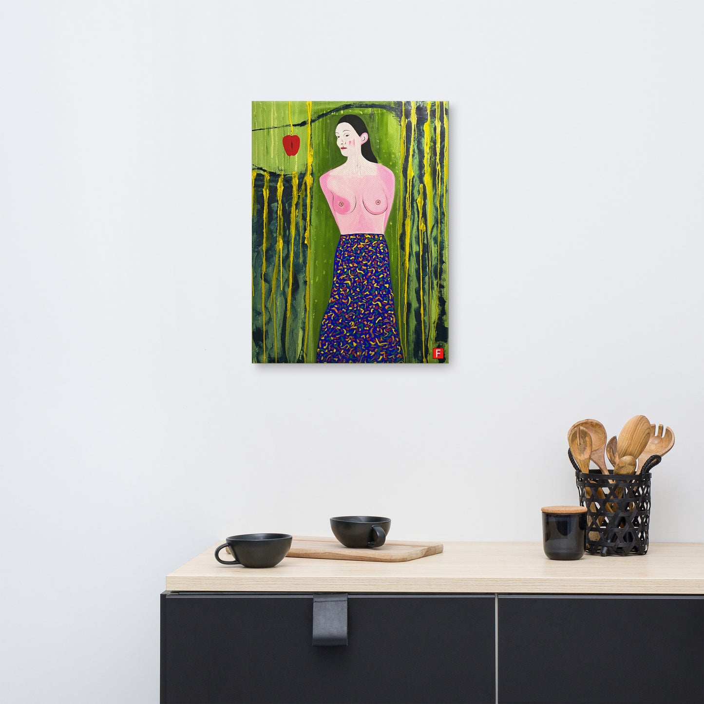 Canvas (18" by 24") Woman 6