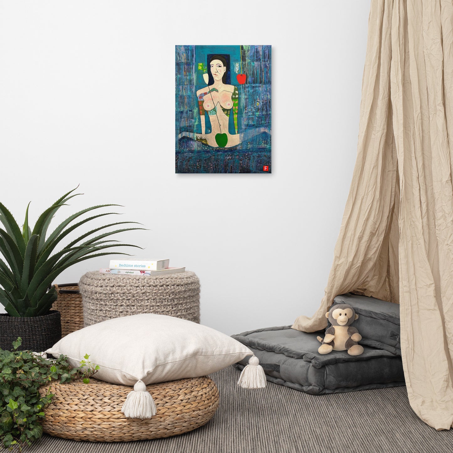 Canvas (18" by 24") Woman 7