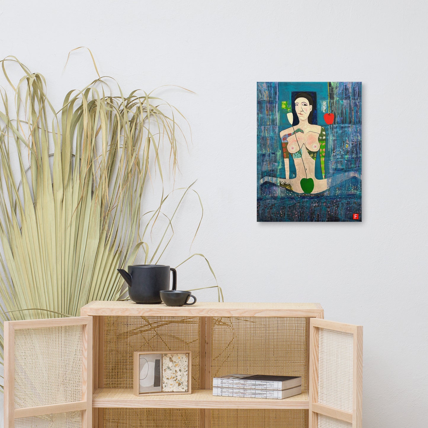 Canvas (18" by 24") Woman 7