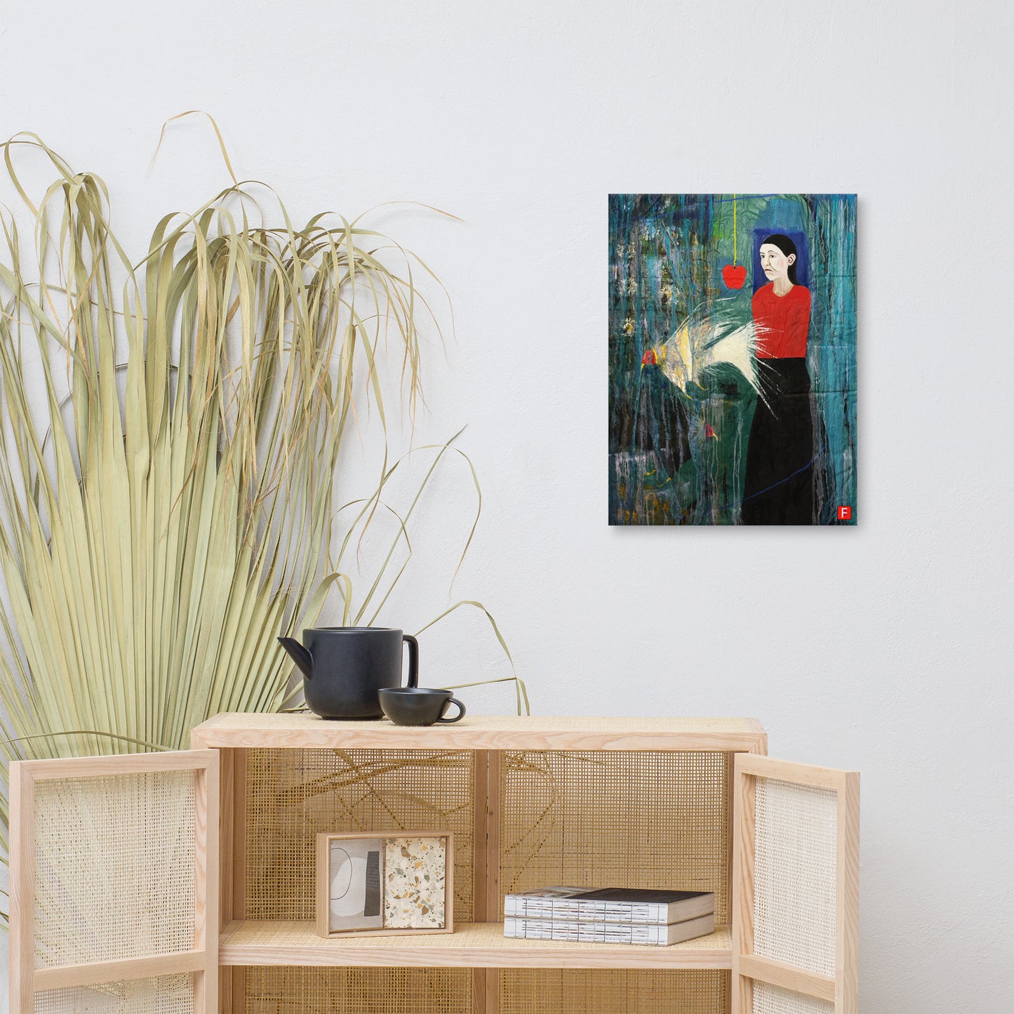 Canvas (18" by 24") Woman 8