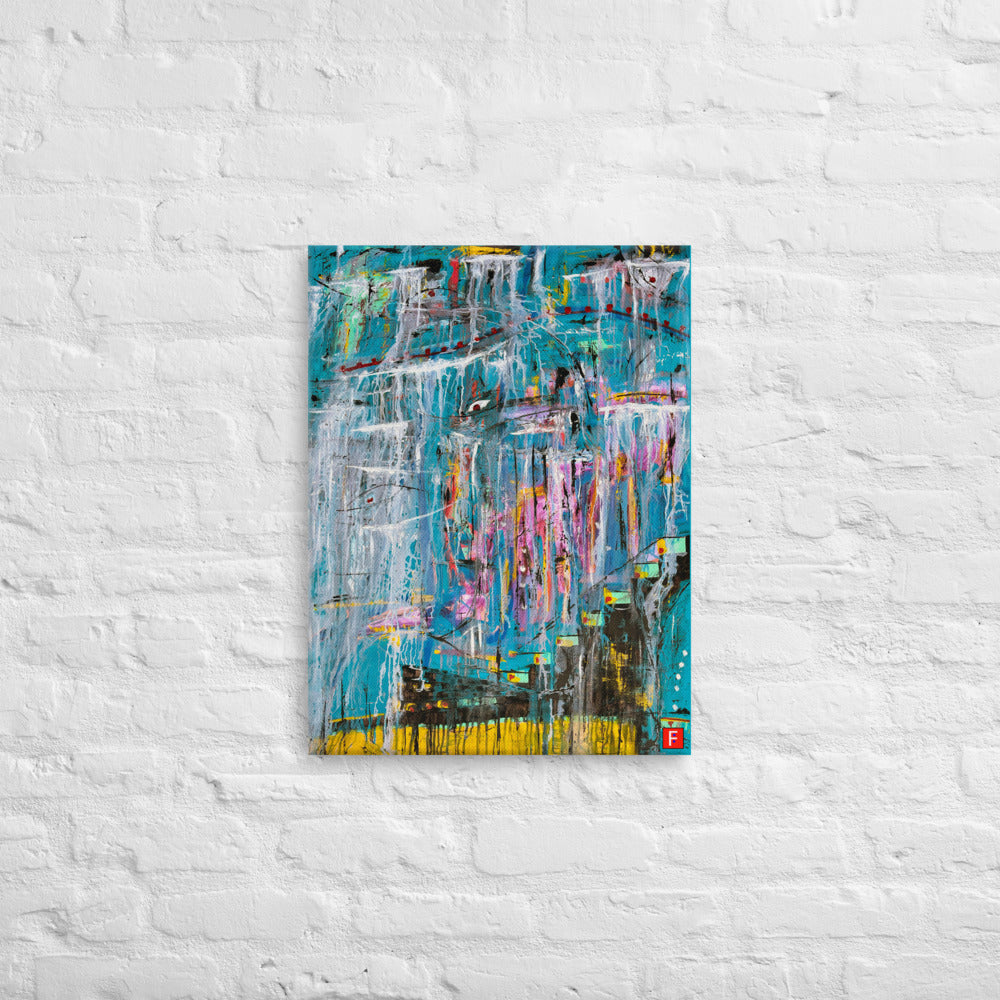 Canvas (18" by 24") Abstract Series K