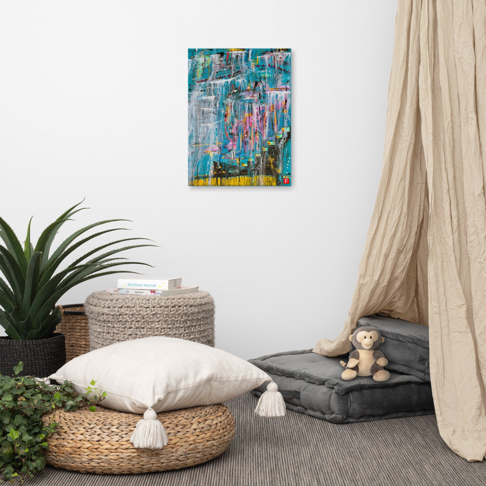 Canvas (18" by 24") Abstract Series K