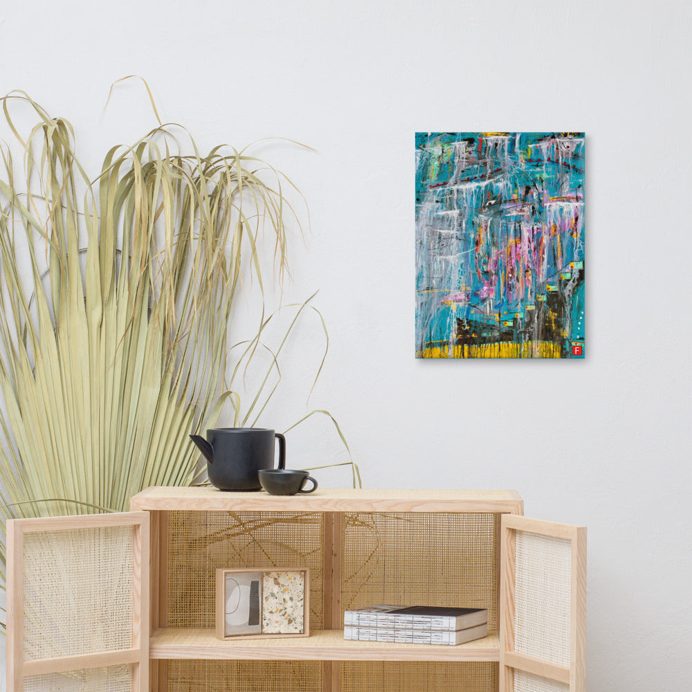 Canvas (18" by 24") Abstract Series K