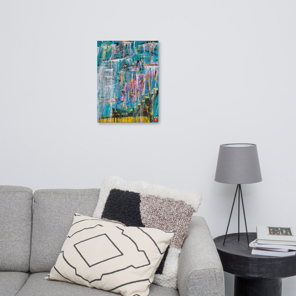 Canvas (18" by 24") Abstract Series K