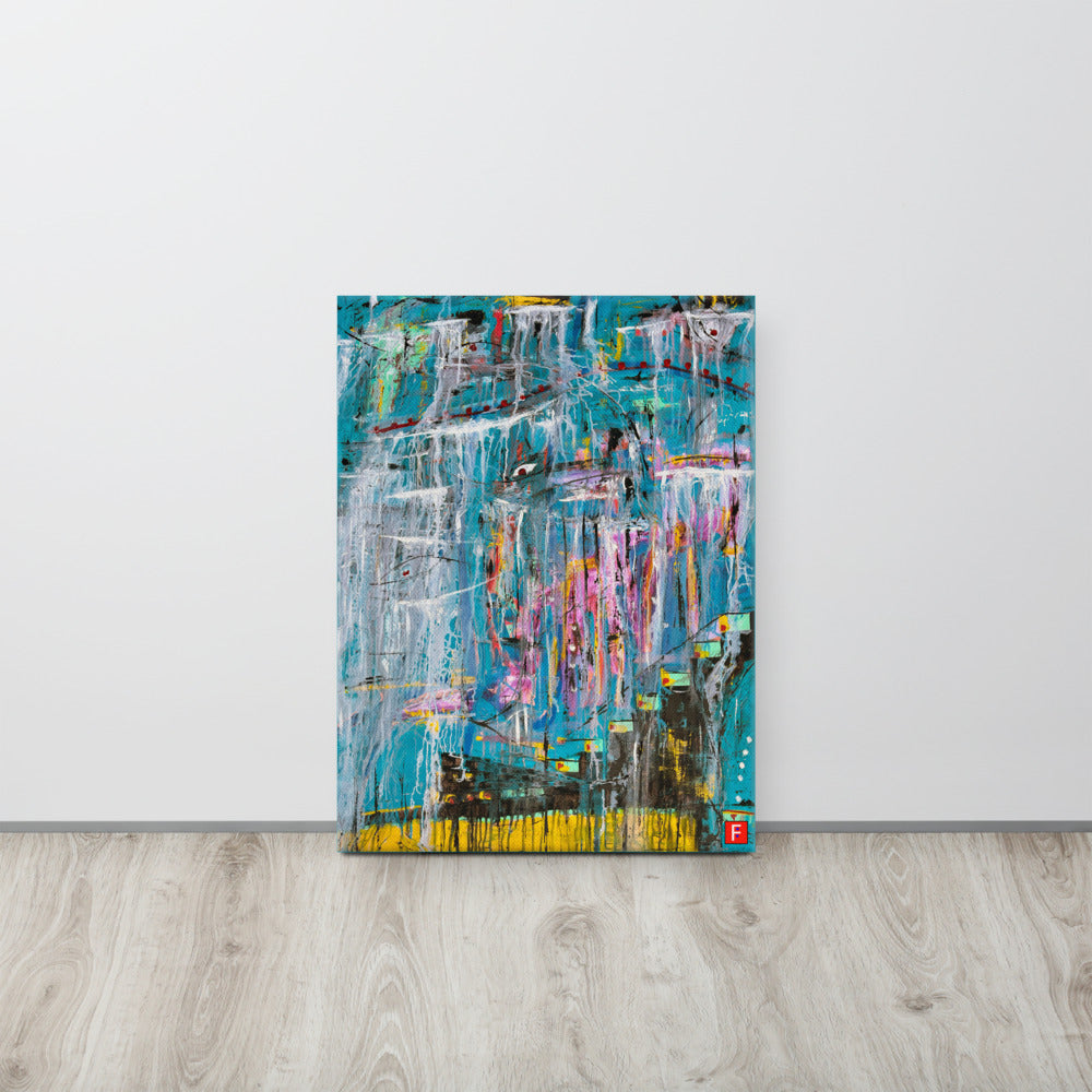 Canvas (18" by 24") Abstract Series K