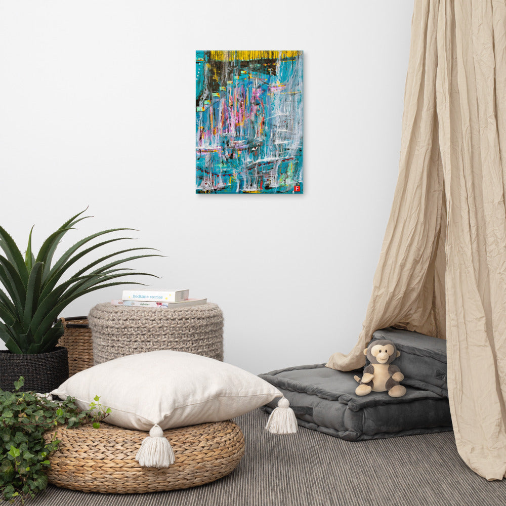 Canvas (18" by 24") Abstract Series L