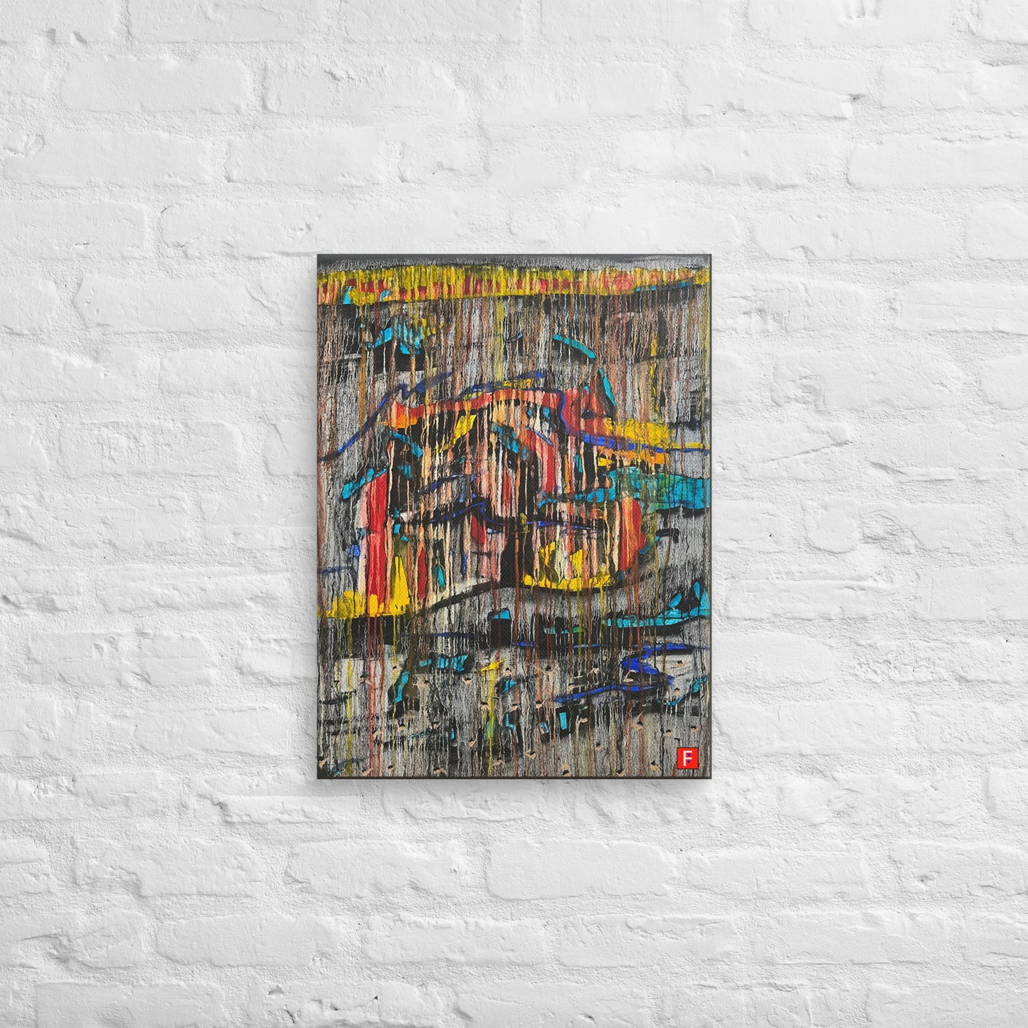 Canvas (18" by 24") Abstract Series A