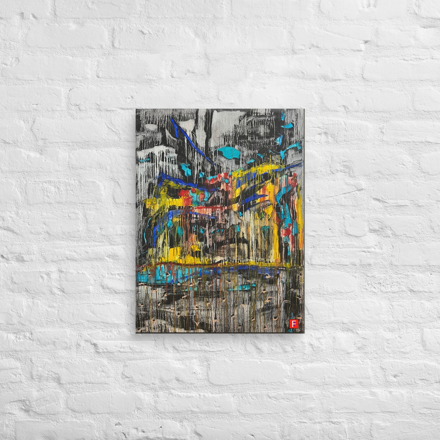 Canvas (18" by 24") Abstract Series B