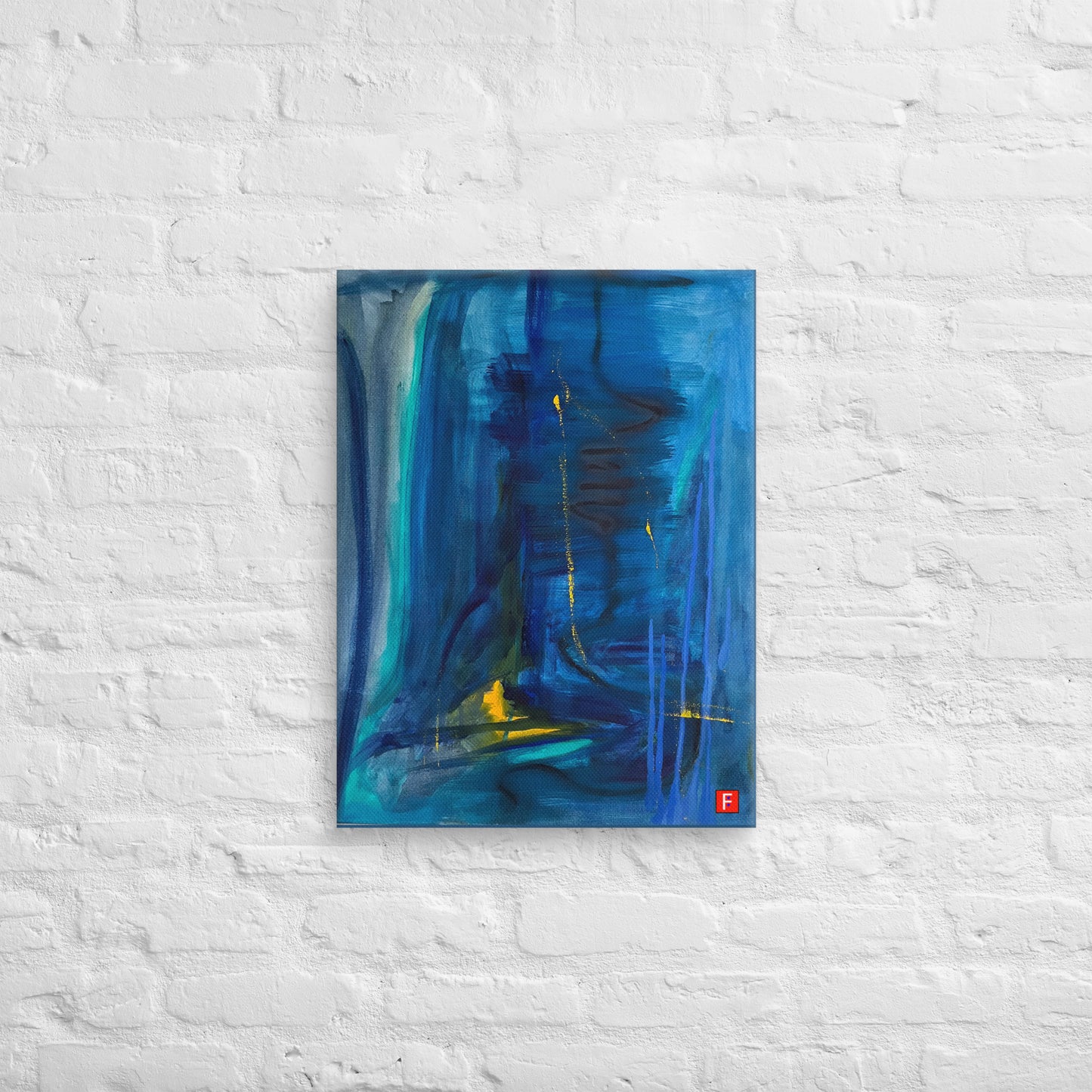 Canvas (18" by 24") Abstract Series D