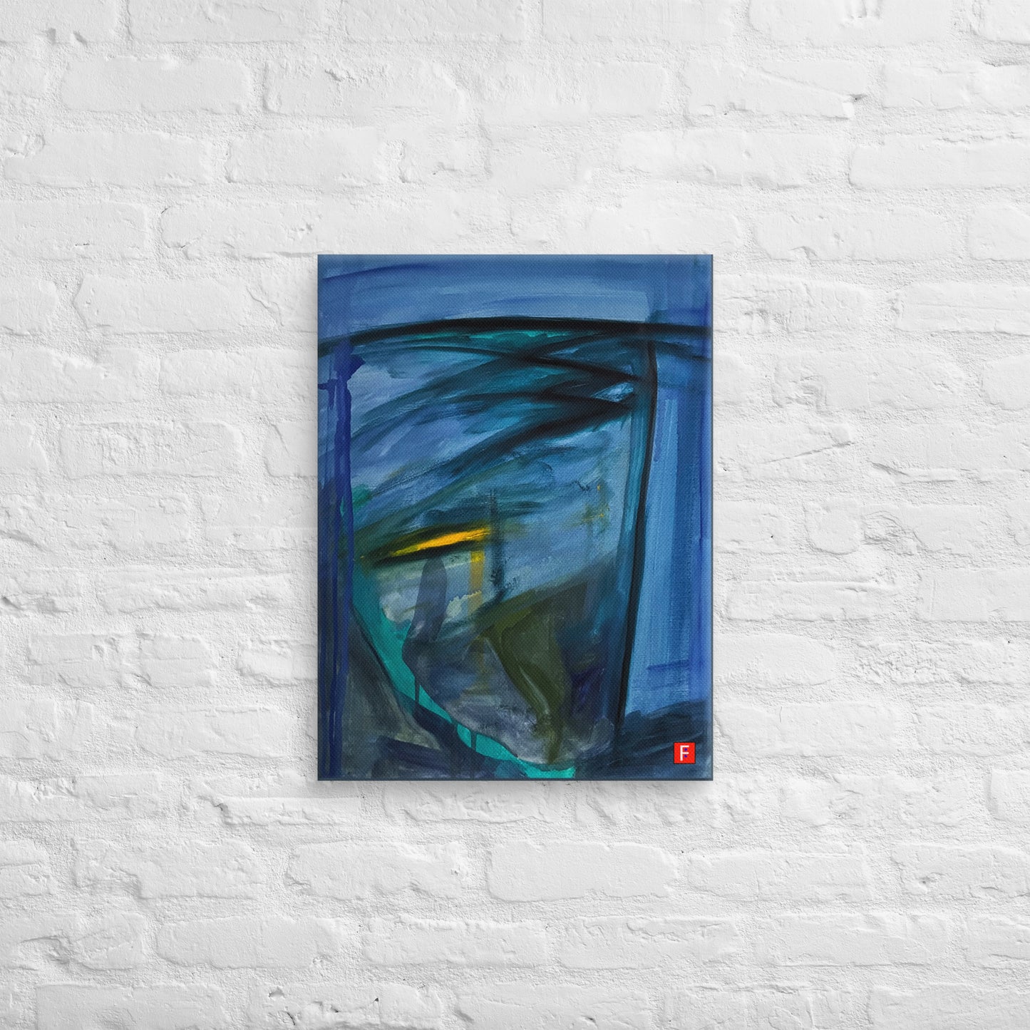 Canvas (18" by 24") Abstract Series E