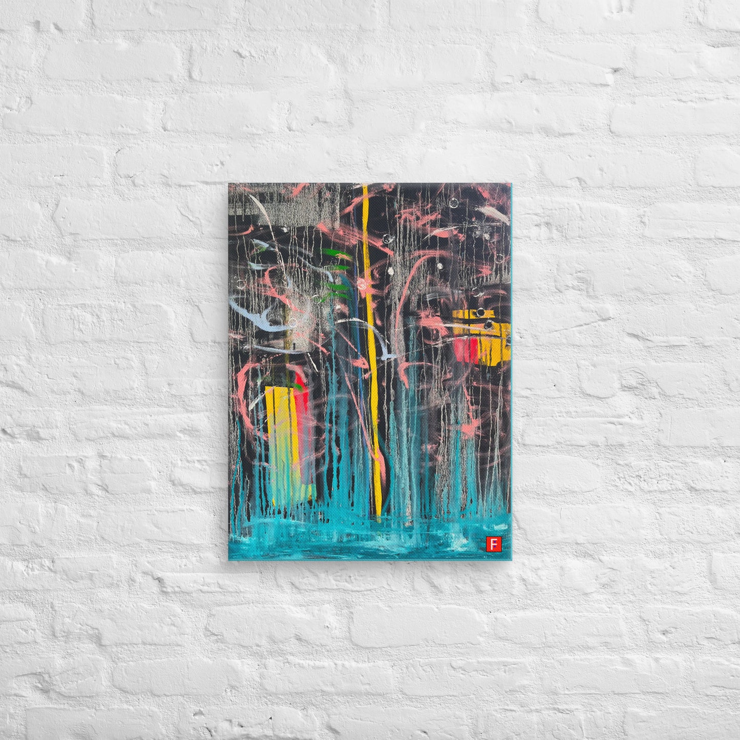 Canvas (18" by 24") Abstract Series H