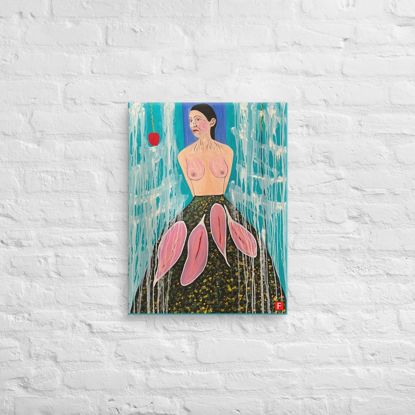 Canvas (18" by 24") Woman 10