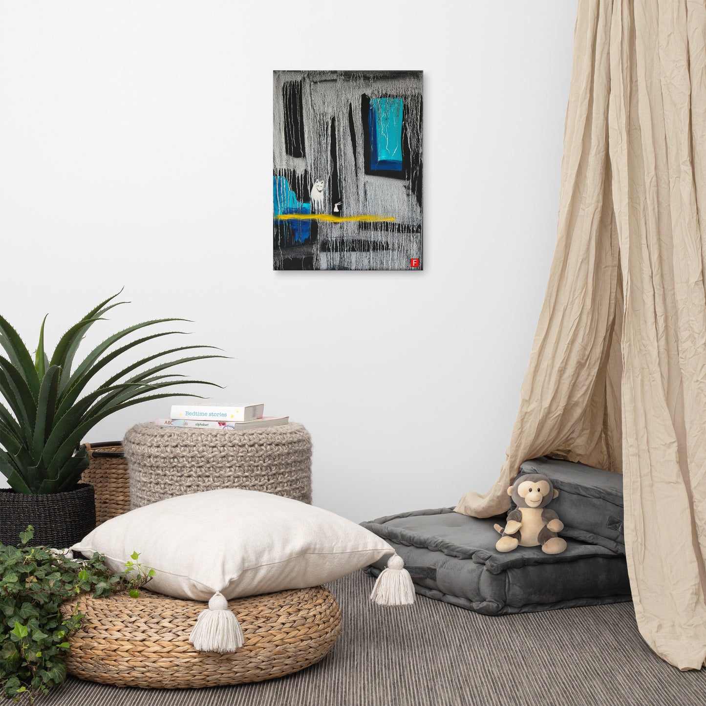 Canvas (18" by 24") Narrative 13