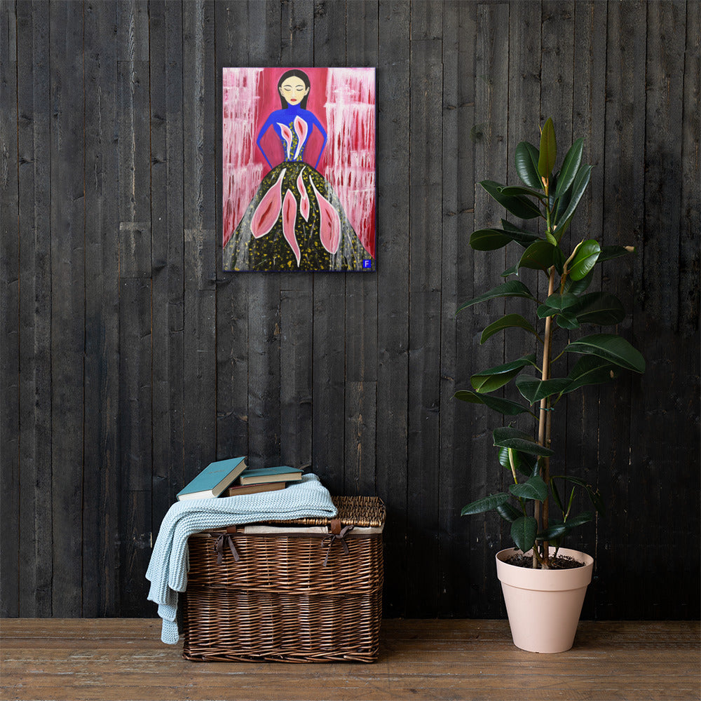 Canvas (18" by 24") Woman 5