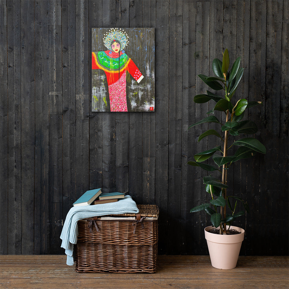 Canvas (18" X 24") Peking Opera