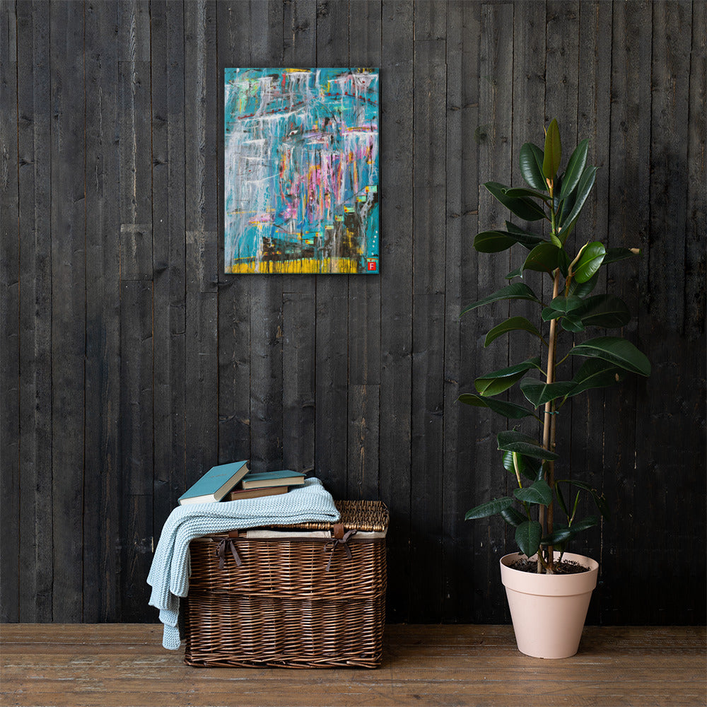 Canvas (18" by 24") Abstract Series K