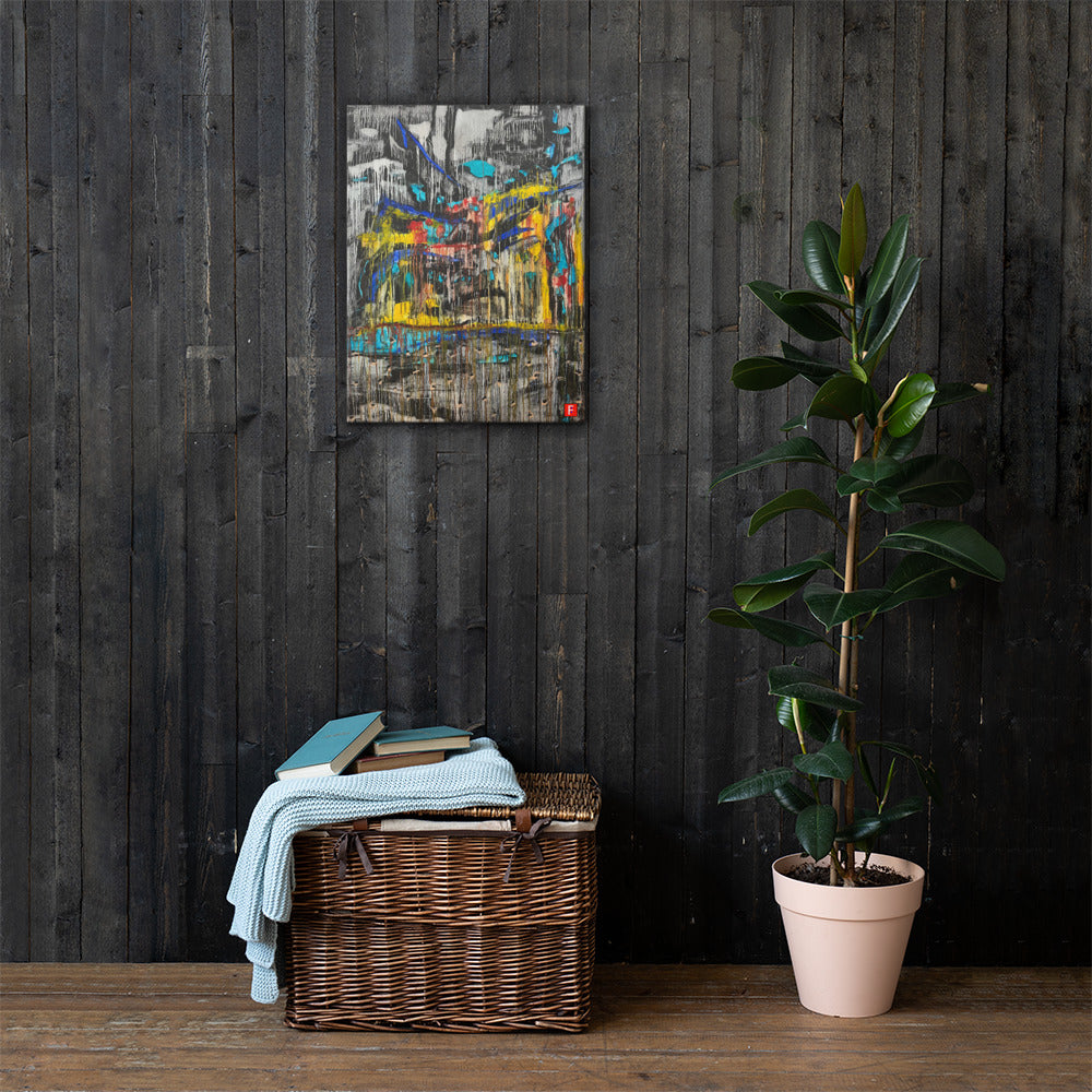 Canvas (18" by 24") Abstract Series B