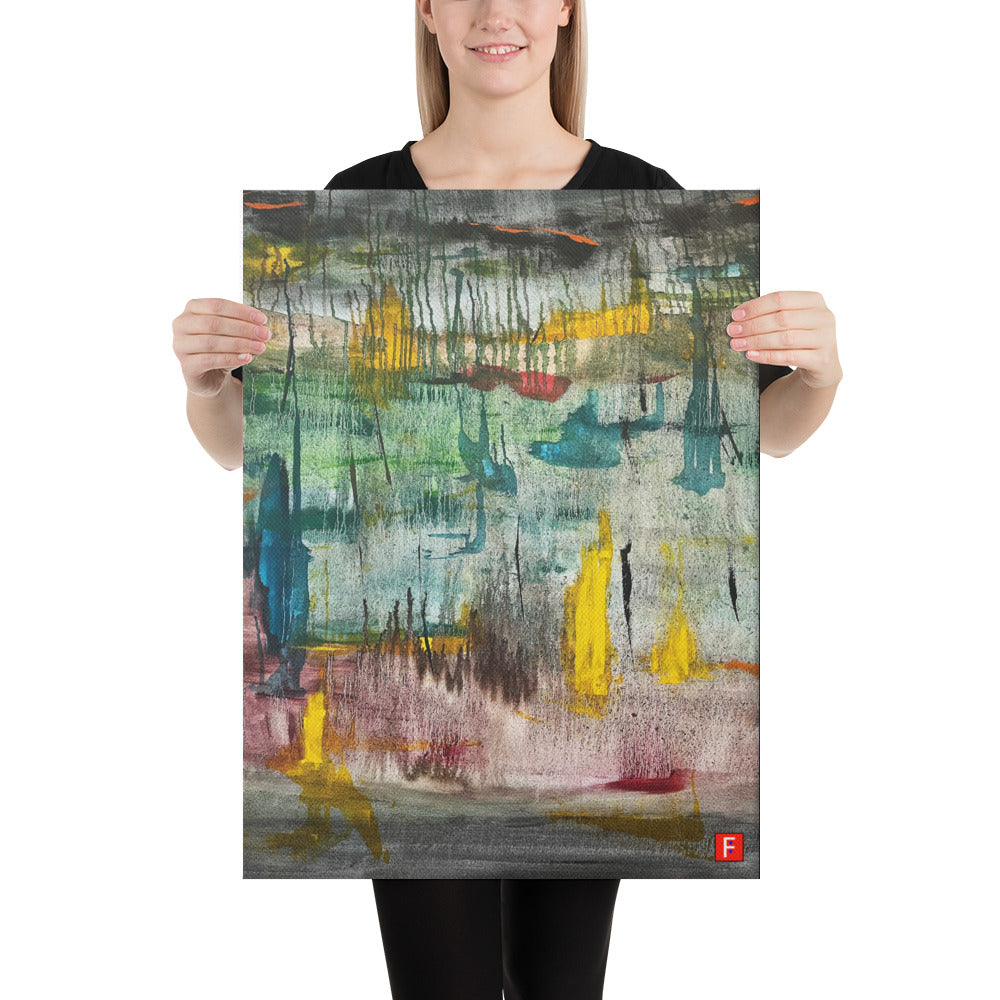 Canvas (18" X 24") Abstract Series W