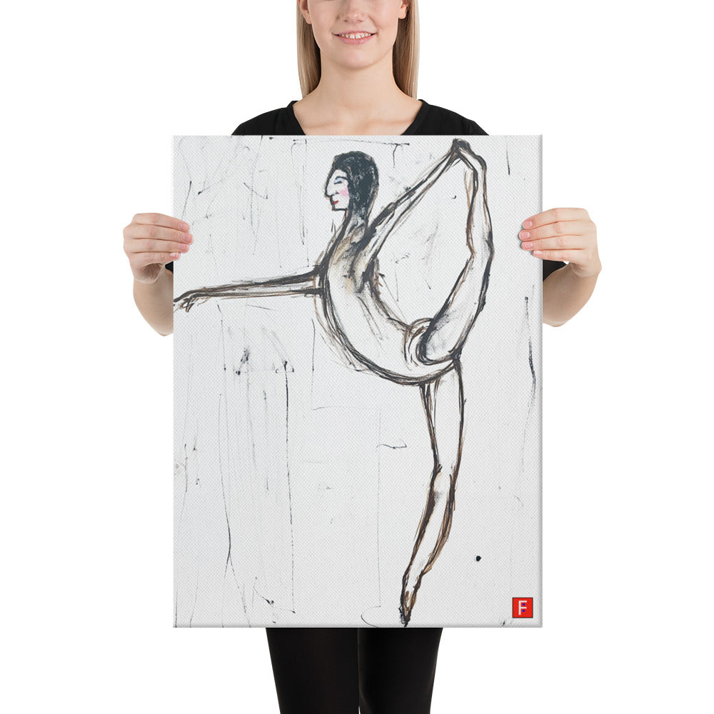 Canvas (18" X 24") Ballet Dancer #3